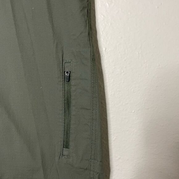Vuori Ripstop Mid-Rise Drawstring DuraTerra Adventure Hiking Pants Army Medium - Picture 4 of 10